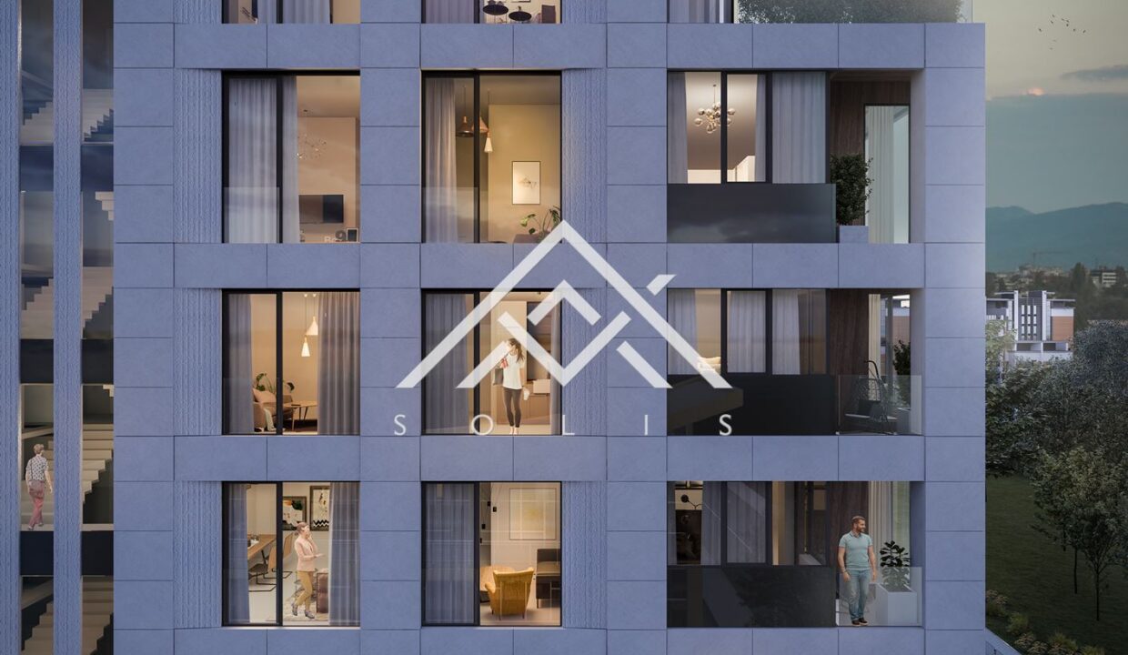 Two-bedroom apartment in a new building with Act 14. "Cross Wada-2