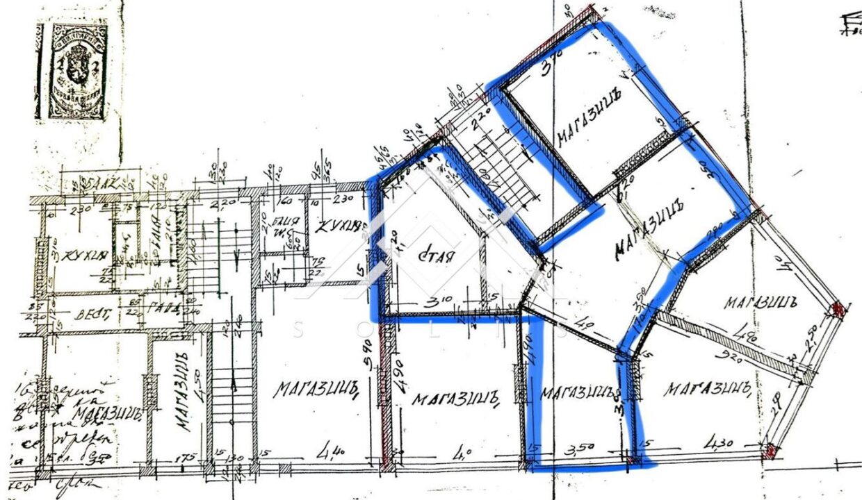 Магазин с лице на две улици под наем в кв. Яворов-6